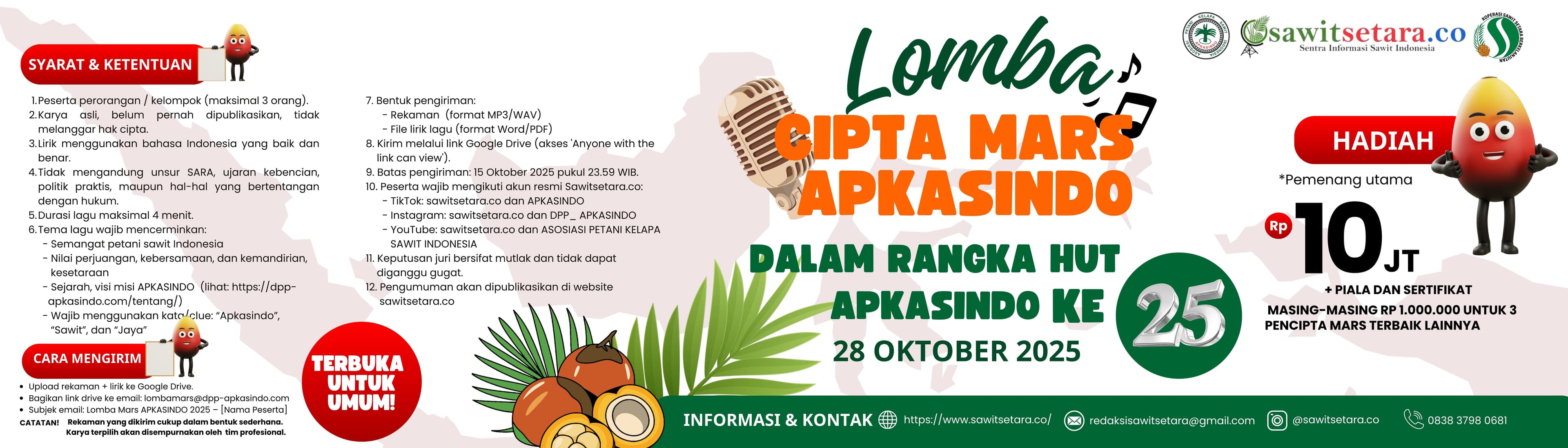 Lomba Cipta Mars  HUT Apkasindo