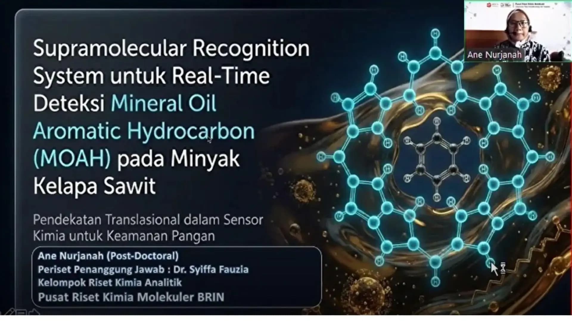 BRIN Kembangkan Sensor Real-Time untuk Deteksi MOAH pada Minyak Sawit