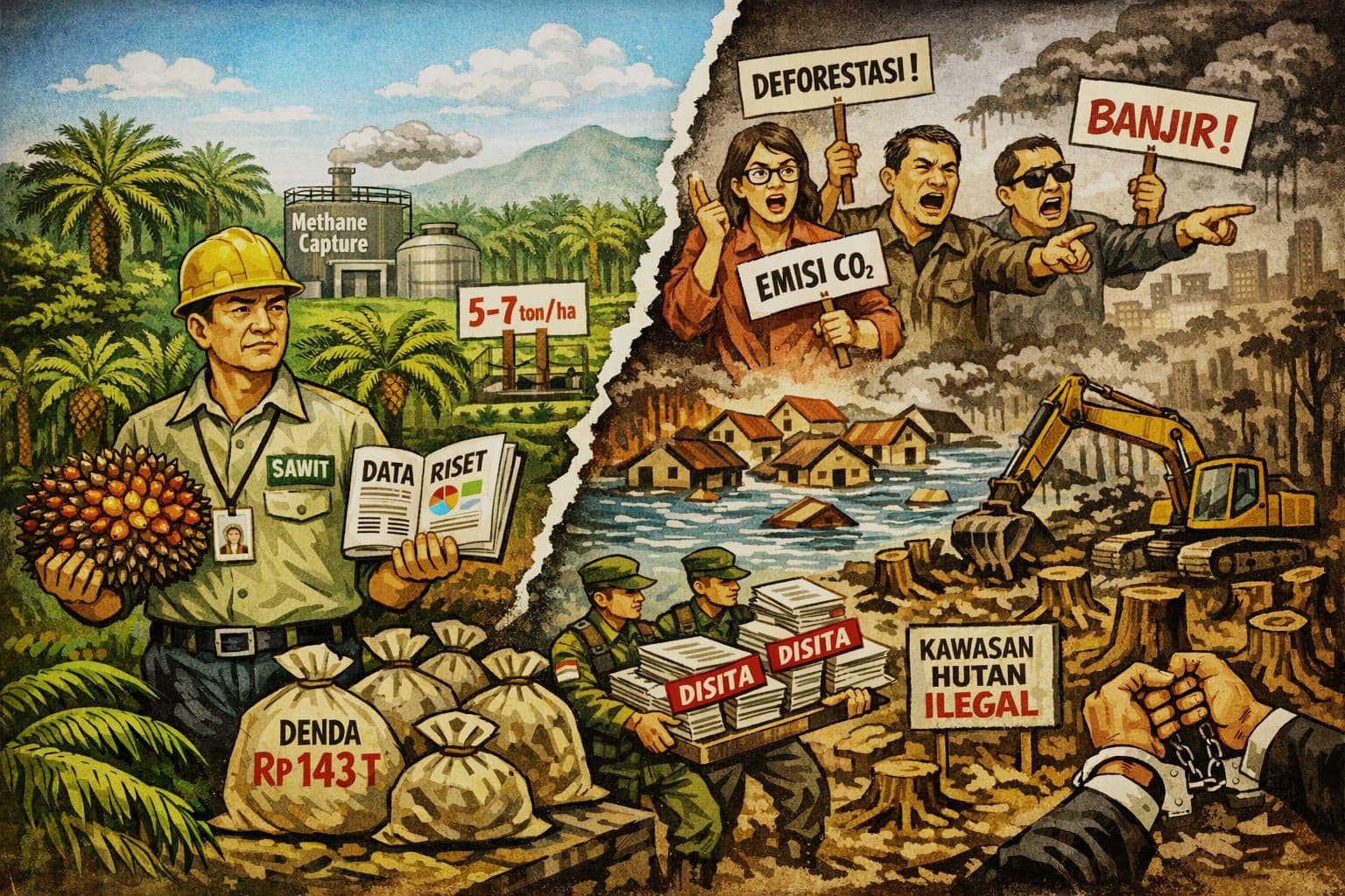 Fakta Baik Sawit Terkubur Buntut Kampanye Negatif Global