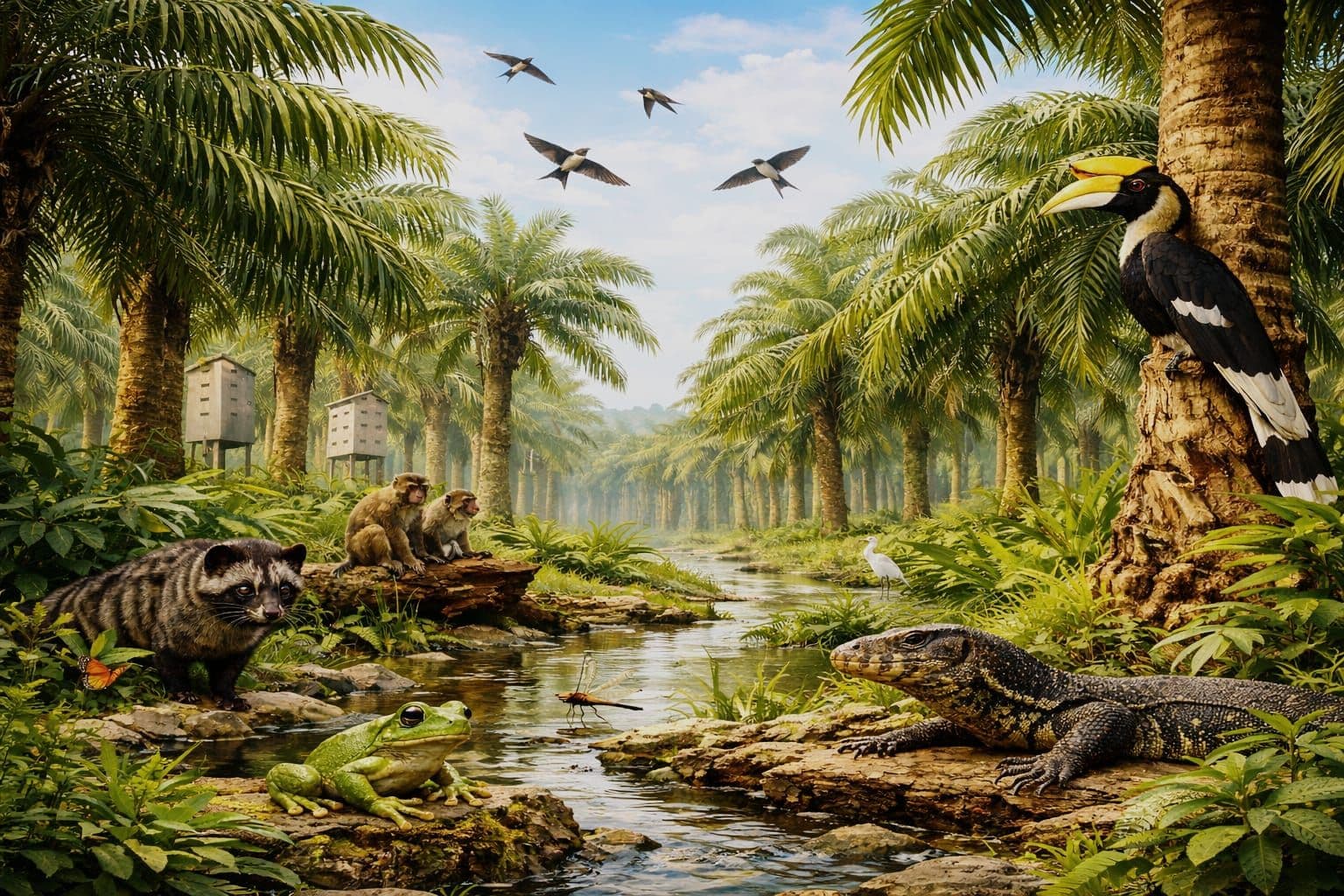 Riset IPB: Satwa Liar Justru Bertambah di Perkebunan Sawit