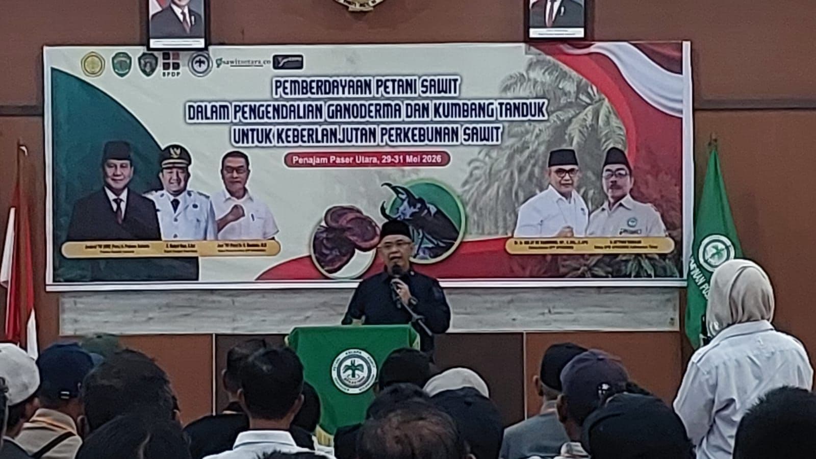 APKASINDO Soroti Ancaman Ganoderma dan Krisis Harga TBS dalam Workshop Nasional di Penajam Paser Utara