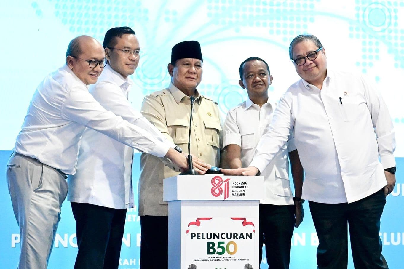 Prabowo Resmi Luncurkan Biodiesel B50, Indonesia Jadi Negara Pertama Terapkan Secara Nasional