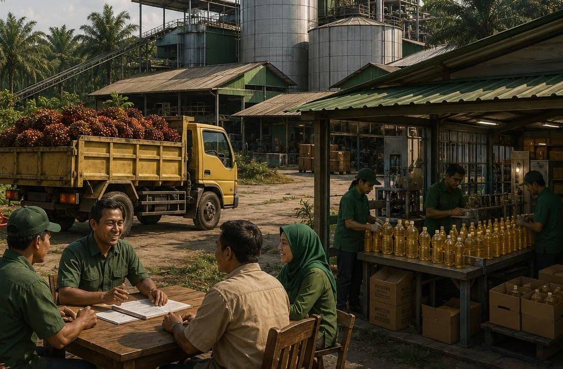 Ekspor Sawit Melambat, Bisakah Harga TBS Petani Tetap Bertahan?