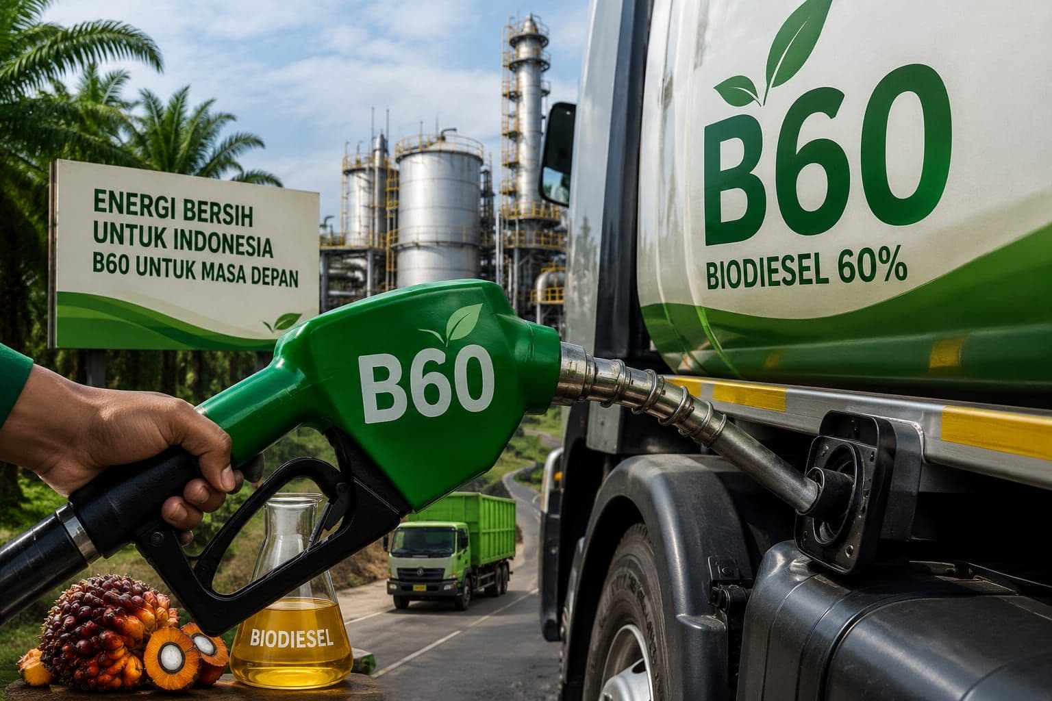 Setelah B50, Pemerintah Targetkan Biodiesel B60 Berlaku pada 2028