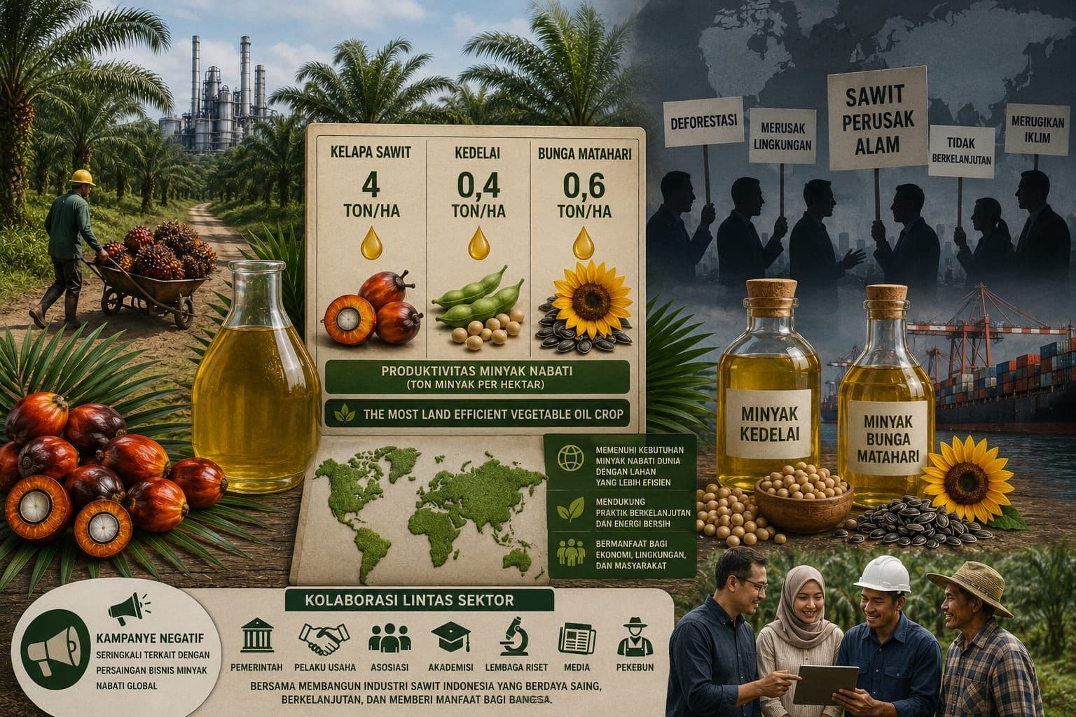 BPDP: Kampanye Negatif Sawit Berkaitan dengan Persaingan Minyak Nabati Global