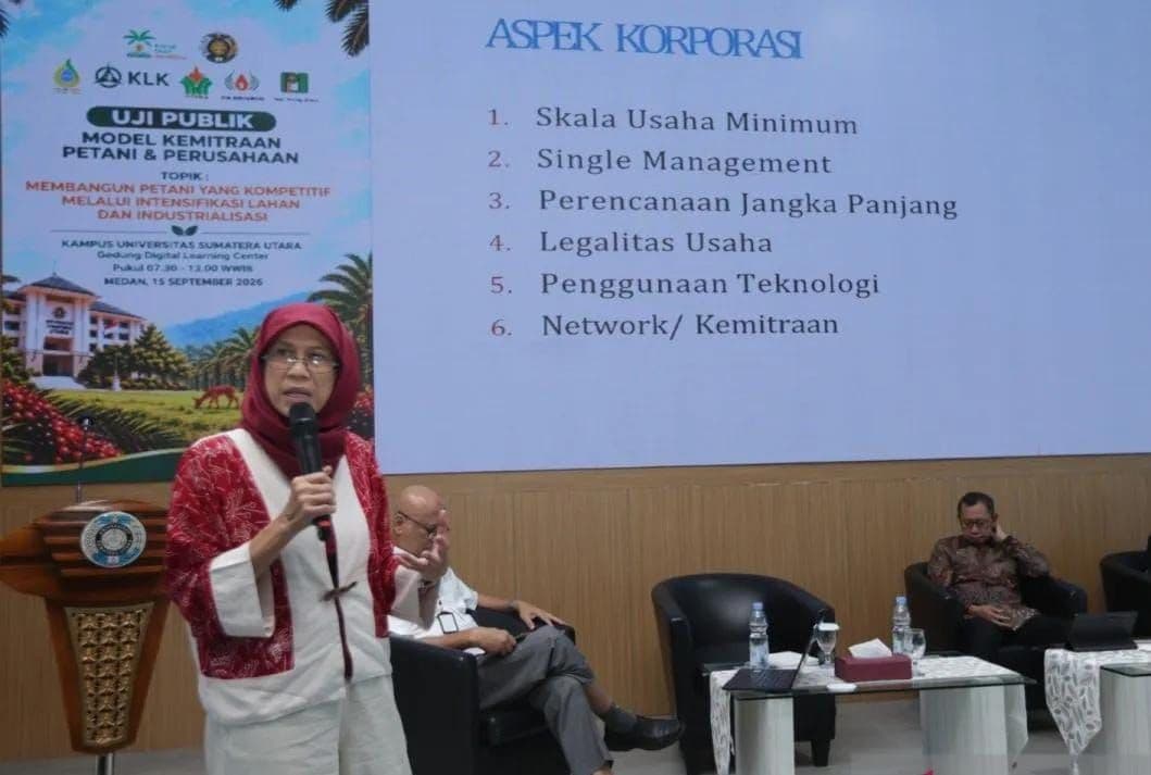 Fragmentasi Lahan Menggerus Daya Tawar Petani Sawit, Ini Solusi Guru Besar USU