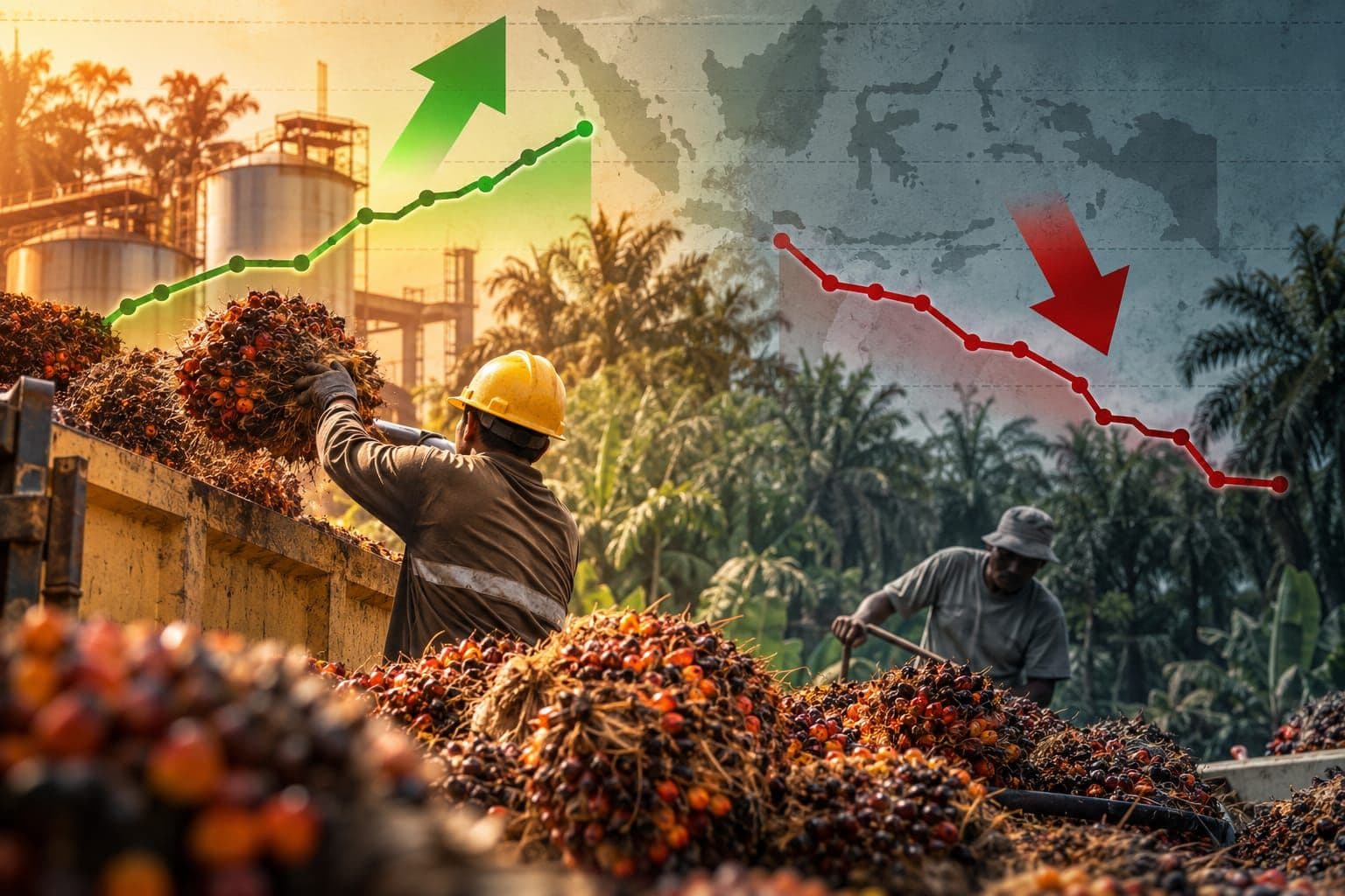 Periode 21-27 September: Harga TBS Sawit Plasma Rp3.586 per Kilogram, Swadaya Rp3.015, Selisih Rp571