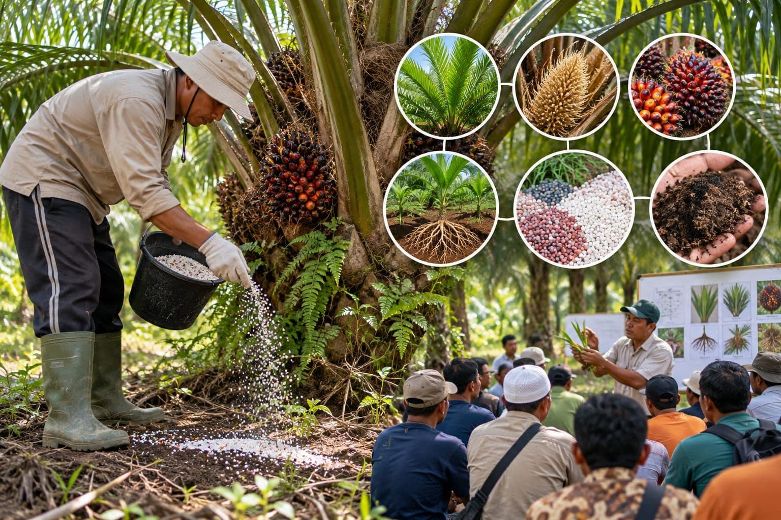 Bukan Sekadar Menabur Pupuk, Ini Kunci Pemupukan Sawit yang Tepat