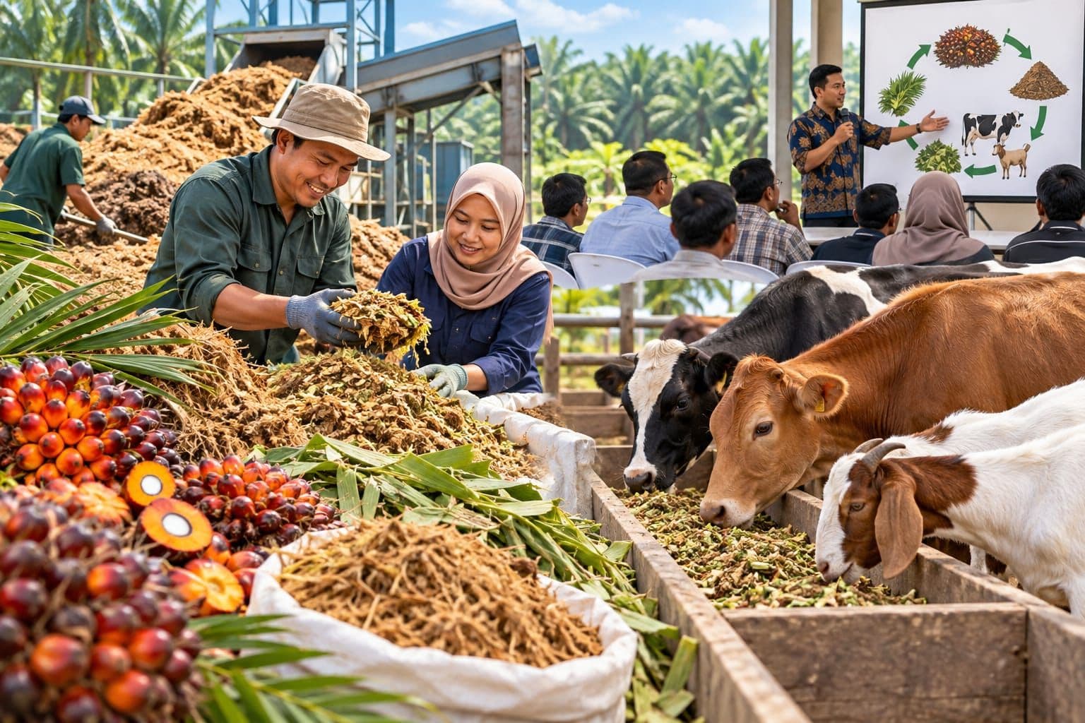 BPDP dan Unair Dorong Limbah Sawit Jadi Peluang Bisnis Baru bagi UMKM