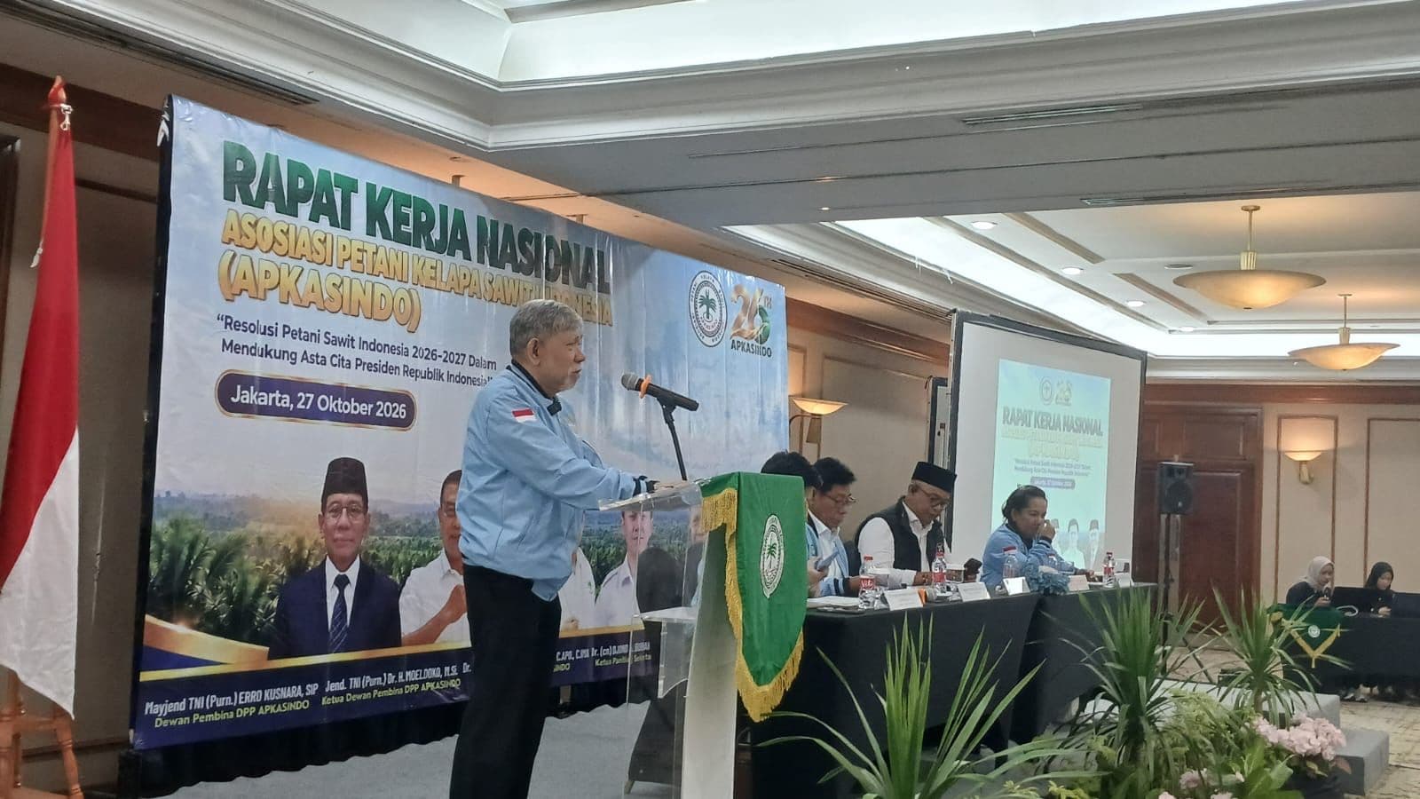 Hadiri Rakernas APKASINDO 2027, Prof Agus Pakpahan Kenang 26 Tahun Lalu