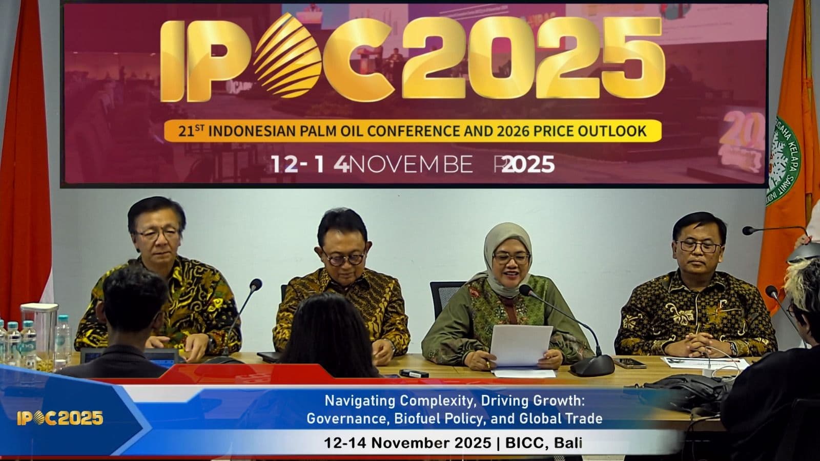 IPOC 2025, Dorong Tata Kelola dan Daya Saing Industri Sawit Berkelanjuan