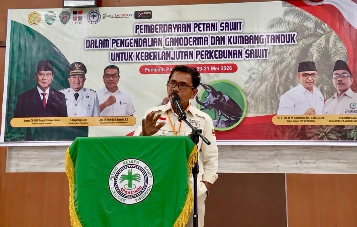 Harga Sawit Anjlok, Terancam Hama dan Rencana PKS Komersial Ditutup, APKASINDO Desak Kementan Lindungi Petani