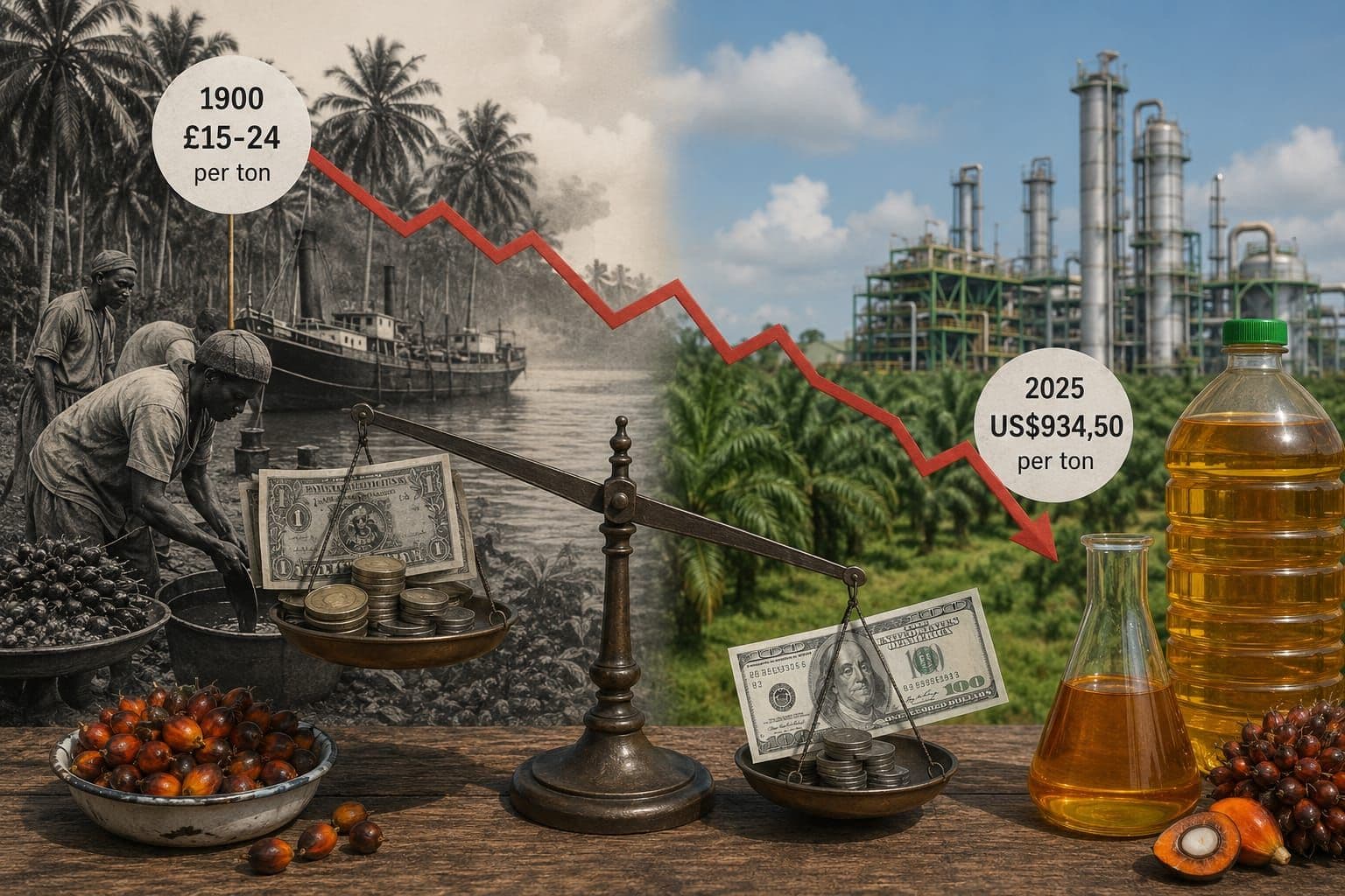 Harga Riil Sawit Indonesia Merosot 79 Persen dalam 125 Tahun
