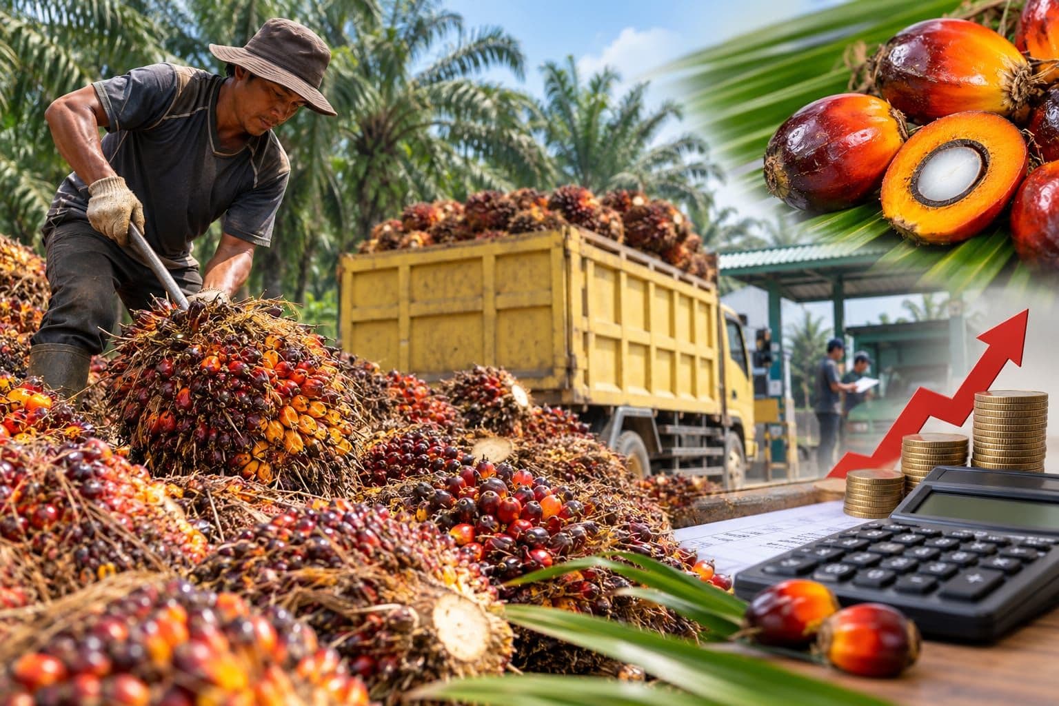 Harga TBS Sawit Bengkulu Periode 1–15 Oktober 2026, Umur 10–20 Tahun Rp3.430,55 per Kg