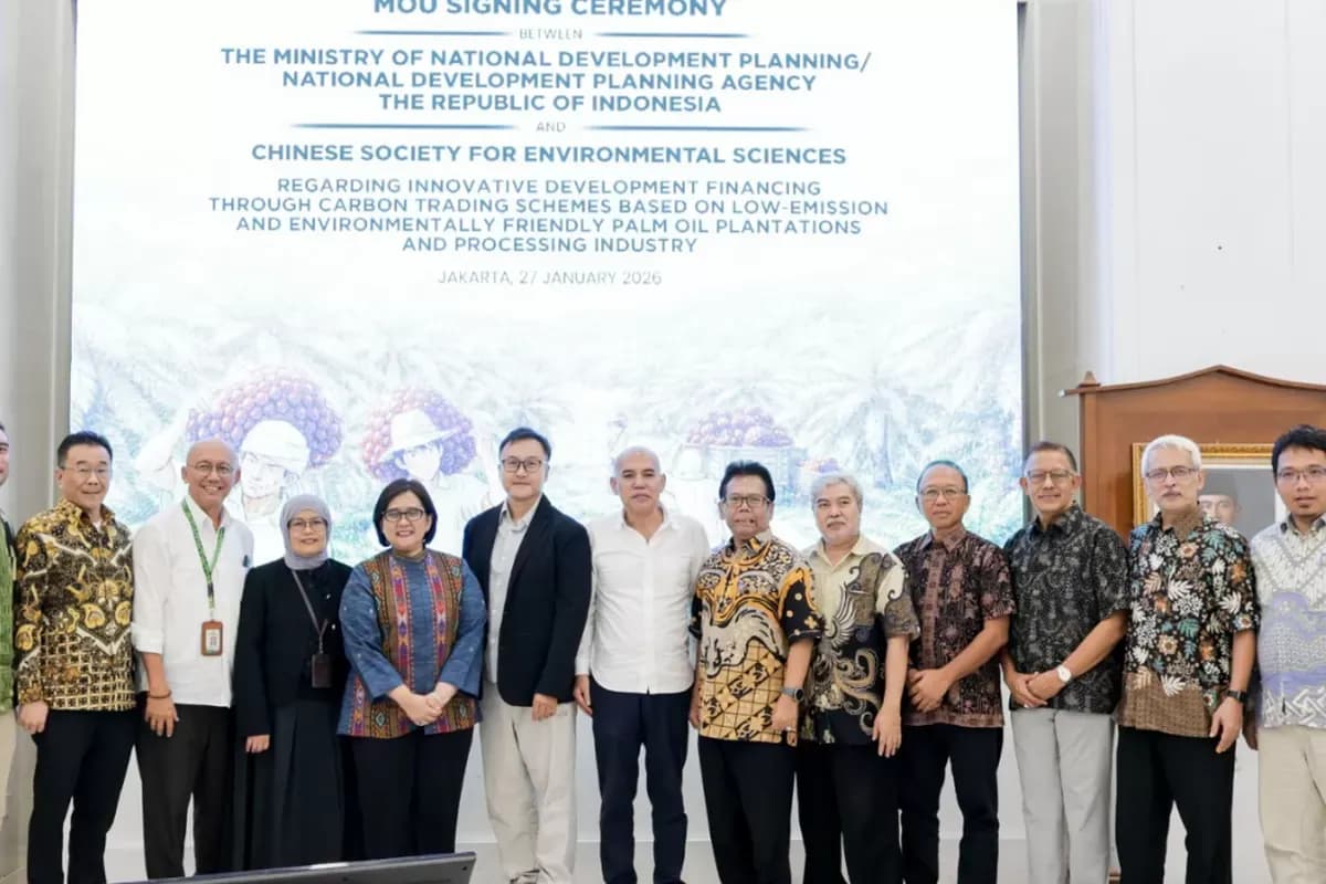 Indonesia–China Kembangkan Sawit Rendah Emisi, Emisi Karbon Bisa Turun Hingga 79 Persen